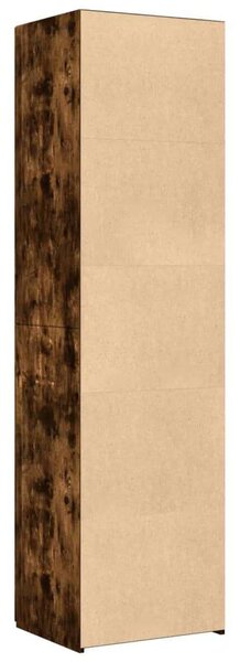 VidaXL füstös tölgy színű szerelt fa magasszekrény 50x42,5x185 cm