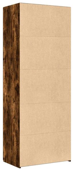 VidaXL füstös tölgy színű szerelt fa magasszekrény 70 x 42,5 x 185 cm