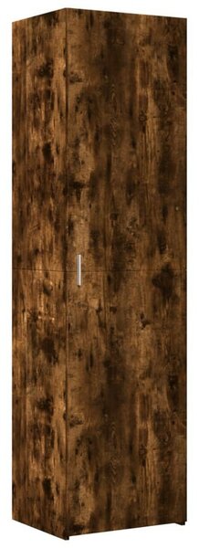 VidaXL füstös tölgy színű szerelt fa magasszekrény 50x42,5x185 cm
