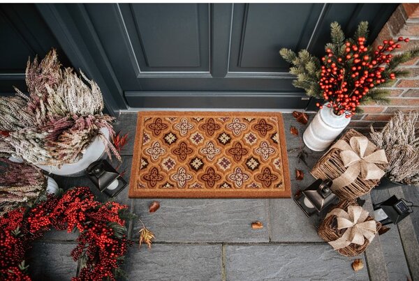 Kókuszrost lábtörlő 45x75 cm Tiles – Hanse Home