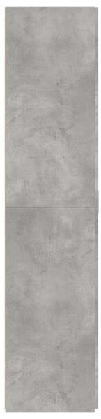 VidaXL betonszürke szerelt fa magasszekrény 70 x 42,5 x 185 cm