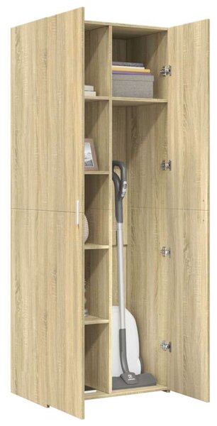 VidaXL sonoma tölgy színű szerelt fa magasszekrény 70 x 42,5 x 185 cm