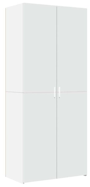 VidaXL Fehér Magasszekrény - 80x42,5x185 cm