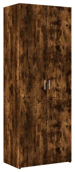 VidaXL füstös tölgy színű szerelt fa tárolószekrény 70 x 42,5 x 225 cm
