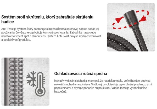 Deante Silia, rejtett 4 lyukú kádcsaptelep zuhanykészlettel, arany matt, DEA-BQS_R18P
