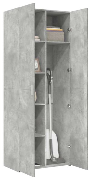 VidaXL betonszürke szerelt fa magasszekrény 70 x 42,5 x 185 cm