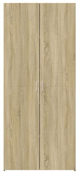 VidaXL sonoma tölgy színű szerelt fa magasszekrény 70 x 42,5 x 185 cm