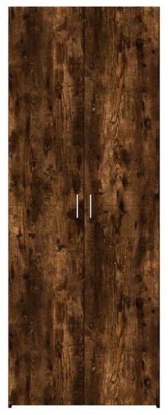 VidaXL füstös tölgy színű szerelt fa magasszekrény 70 x 42,5 x 185 cm