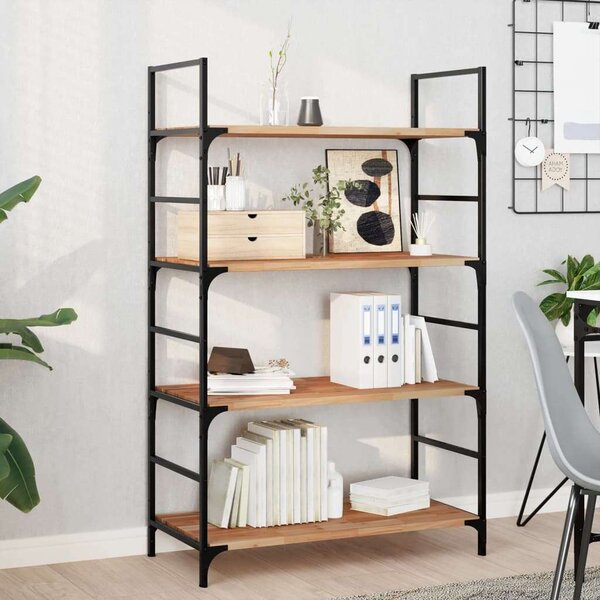 VidaXL 3 db olajbevonatú tömör akácfa függőpolc 60 x 40 x 2 cm