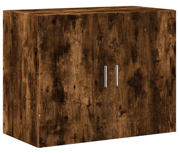 VidaXL füstös tölgy színű szerelt fa magasszekrény 80 x 42,5 x 249 cm