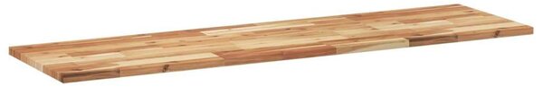 VidaXL 2 db olajbevonatú tömör akácfa függőpolc 160 x 40 x 2 cm