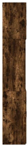 VidaXL füstös tölgy színű szerelt fa magasszekrény 80 x 42,5 x 249 cm