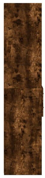 VidaXL füstös tölgy színű szerelt fa magasszekrény 40 x 42,5 x 185 cm