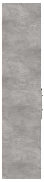 VidaXL betonszürke szerelt fa magasszekrény 40x42,5x185 cm