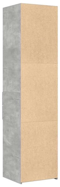 VidaXL betonszürke szerelt fa magasszekrény 45 x 42,5 x 185 cm