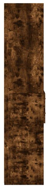 VidaXL füstös tölgy színű szerelt fa magasszekrény 45 x 42,5 x 185 cm