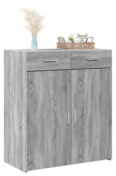 VidaXL Sonoma Szürke Tálalószekrény - 80x42,5x93 cm
