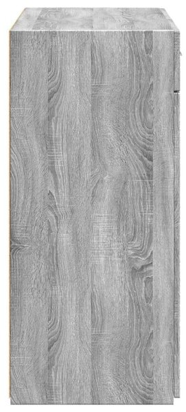 VidaXL Sonoma Szürke Tálalószekrény - 80x42,5x93 cm