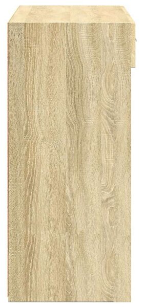 VidaXL Sonoma Tölgy Fa Tálalóasztal - 80x42,5x93 cm