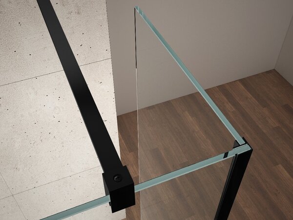 Gelco Gelco, VARIO kiegészítő panel 350 mm, átlátszó üveg, fekete, GX3514