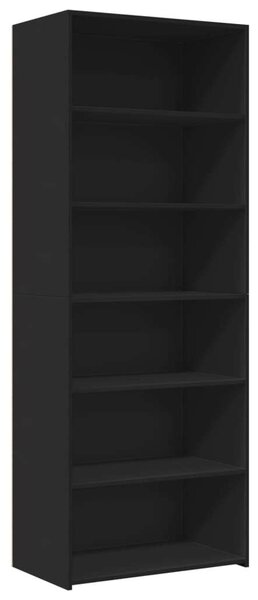 VidaXL fekete szerelt fa magasszekrény 70 x 41 x 185 cm