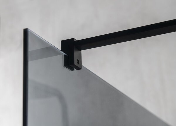 Gelco Gelco, VARIO BLACK egyrészes zuhanyparaván a térhez, nordic üveg, 700 mm, GX1570-02