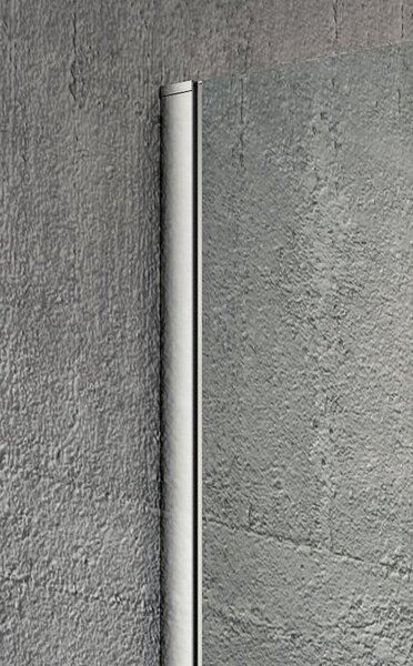Gelco Gelco, VARIO CHROME egyrészes zuhanyparaván falra szereléshez, matt üveg, 1100 mm, GX1411GX1010