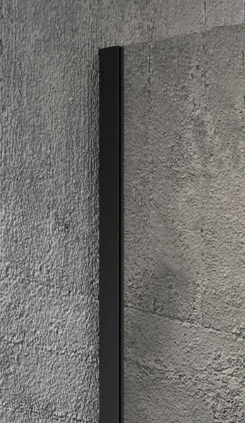 Gelco Gelco, VARIO BLACK egyrészes zuhanyparaván falra szereléshez, matt üveg, 1100 mm, GX1411GX1014