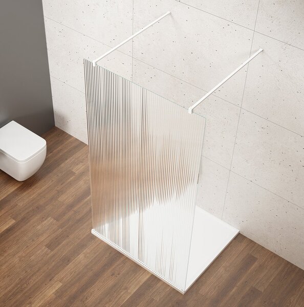 Gelco Gelco, VARIO WHITE egyrészes zuhanyparaván a térhez, nordic üveg, 700 mm, GX1570-03