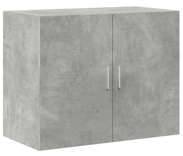 VidaXL betonszürke szerelt fa faliszekrény 80 x 42,5 x 64 cm