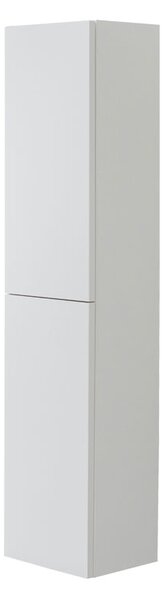 Mereo Mereo, Aira, fürdőszoba szekrény 157 cm magas, balra nyíló, fehér, tölgy, szürke, MER-CN714LN