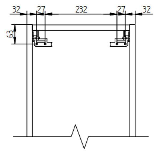 Mereo Mereo, Mailo, fürdőszoba szekrény 170 cm magas, fehér, tölgy, antracit, MER-CN514LPB