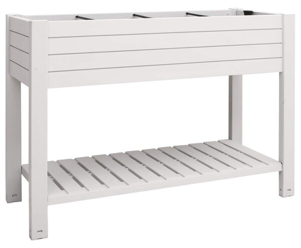 Fehér polipropilén magaságyás 110x45x79 cm