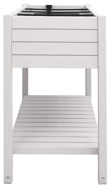 Fehér polipropilén magaságyás 110x45x79 cm