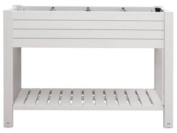 Fehér polipropilén magaságyás 110x45x79 cm