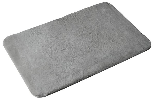 Gedy Gedy, FUZZY fürdőszobaszőnyeg, 50x80 cm, 100% poliészter, csúszásmentes, szürke, 96FY508008