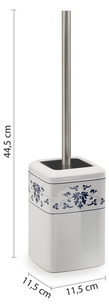 Gedy Gedy, CIXI WC kefe állóra, porcelán, kék/fehér, CX3389