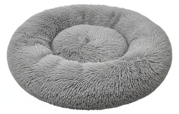 Ponchik kerek kutyafekhely, 90 cm, szürke