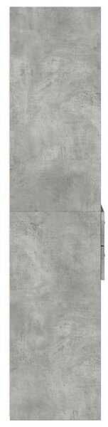 VidaXL betonszürke szerelt fa magasszekrény 50x42,5x185 cm