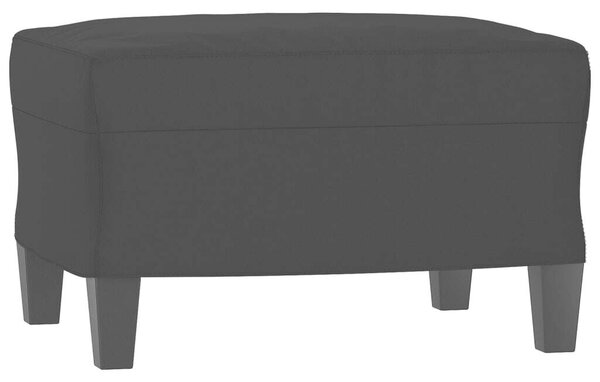 VidaXL fekete mikroszálas szövet kanapéfotel lábtartóval 60 cm