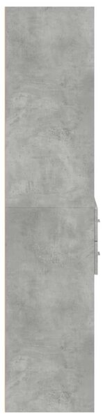 VidaXL betonszürke szerelt fa magasszekrény 70 x 42,5 x 185 cm