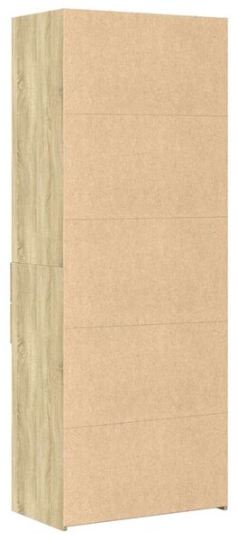 VidaXL sonoma tölgy színű szerelt fa magasszekrény 70 x 42,5 x 185 cm