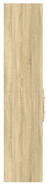VidaXL sonoma tölgy színű szerelt fa magasszekrény 70 x 42,5 x 185 cm