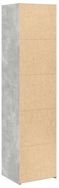 VidaXL betonszürke szerelt fa magasszekrény 45 x 41 x 185
