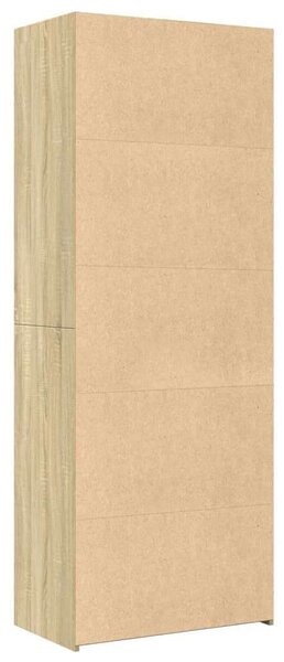 VidaXL sonoma tölgy színű szerelt fa magasszekrény 70 x 41 x 185 cm