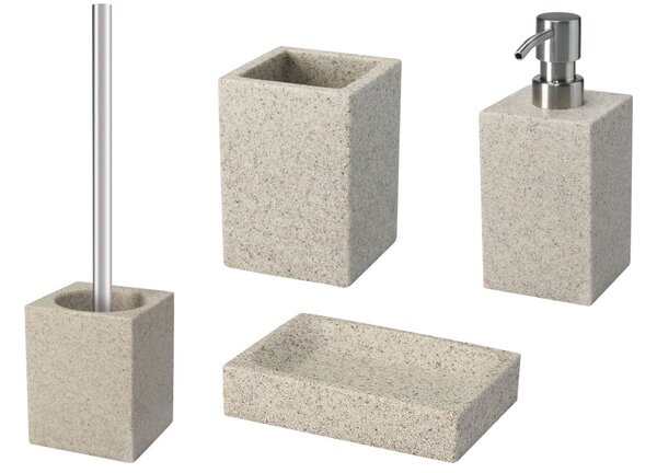 BISK Erga Sand, álló WC kefe, homok, ERG-01592