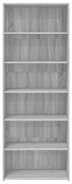 VidaXL szürke sonoma színű szerelt fa magasszekrény 70 x 41 x 185 cm