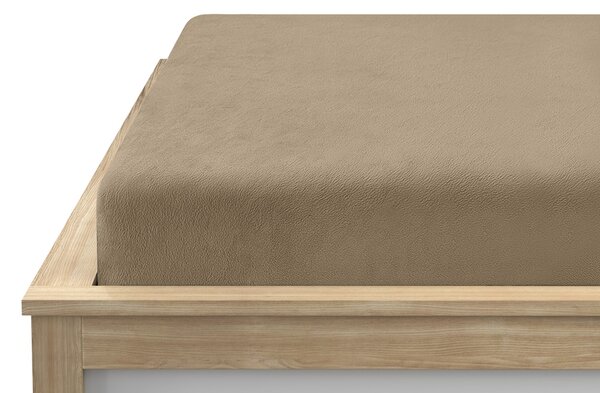 Mikroplüss lepedő SOFT 90x200 cm barna