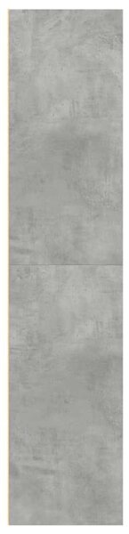 VidaXL betonszürke szerelt fa magasszekrény 70 x 41 x 185 cm