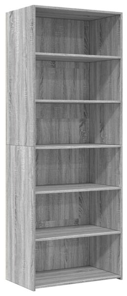 VidaXL szürke sonoma színű szerelt fa magasszekrény 70 x 41 x 185 cm